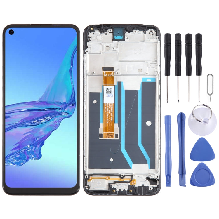 For ZTE Blade A53 LCD Screen Digitizer Full Assembly with Frame Replacement