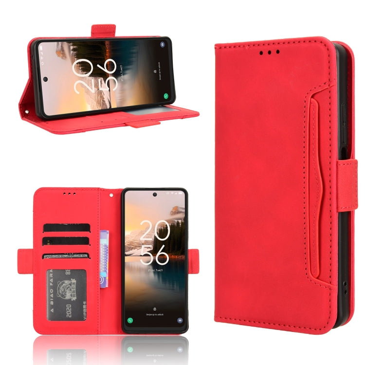For TCL 40 NxtPaper 5G Retro Leather Card Holder Wallet Case + Screen  Protector