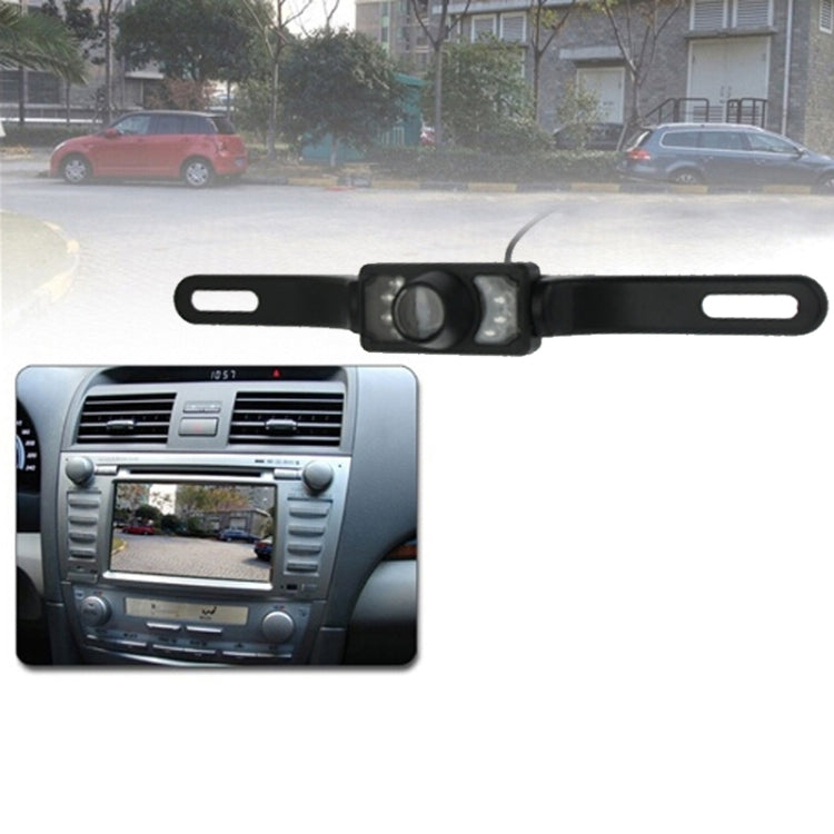 7 LED IR Infrared Waterproof Night Vision License Plate Frame