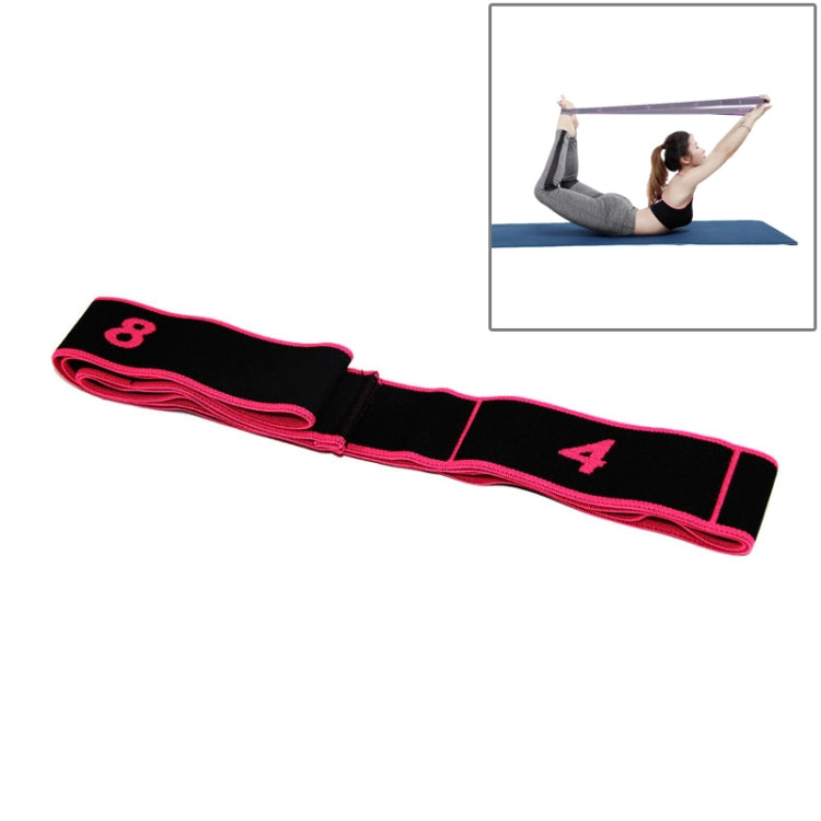 Digital Segmented Dance Yoga Stretch Band Shaping Body Assisted Posture  Training Resistance Stretch Band(Grey)