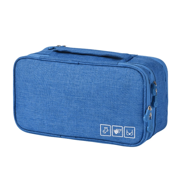 RH901 Portable Travel Underwear Bra Packaging Storage Bag(Blue