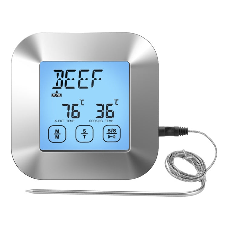 TS-HY62 Digital Kitchen Food Cooking BBQ Wireless Thermometer(Black)