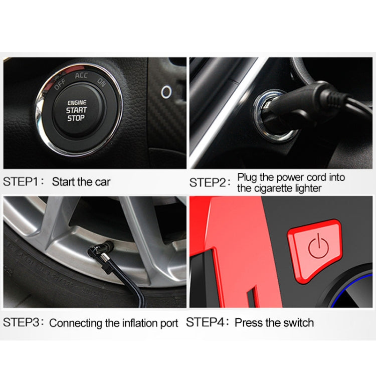 RUNDONG AUTO ACCESSORIES 12V Portable Car Electric Tire Pump Air Pump –  Onkiza